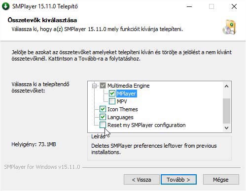 SMPlayer telepítés