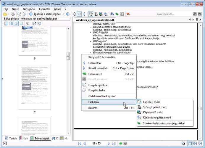 STDU Viewer bélyegkép