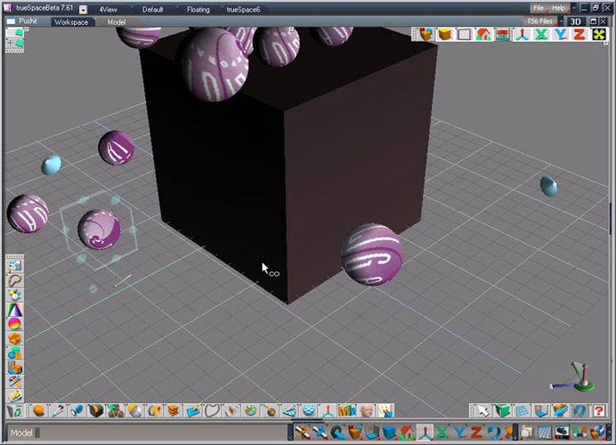 trueSpace truescape6 nézet