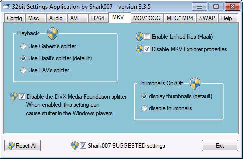 Win7codecs MKV