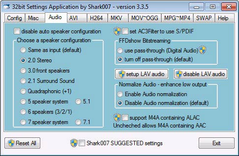 Win7codecs audio